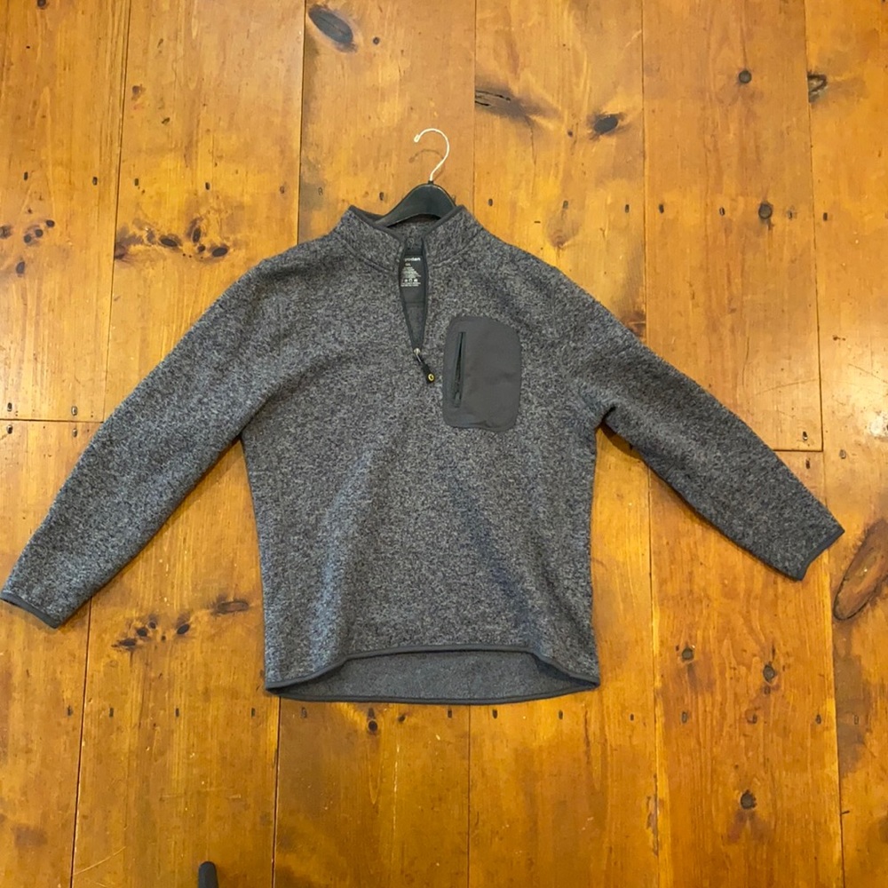 Kyodan like new Men’s large Heather gray half zip